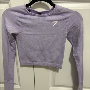 Gymshark Lavender Long Sleeve Tee